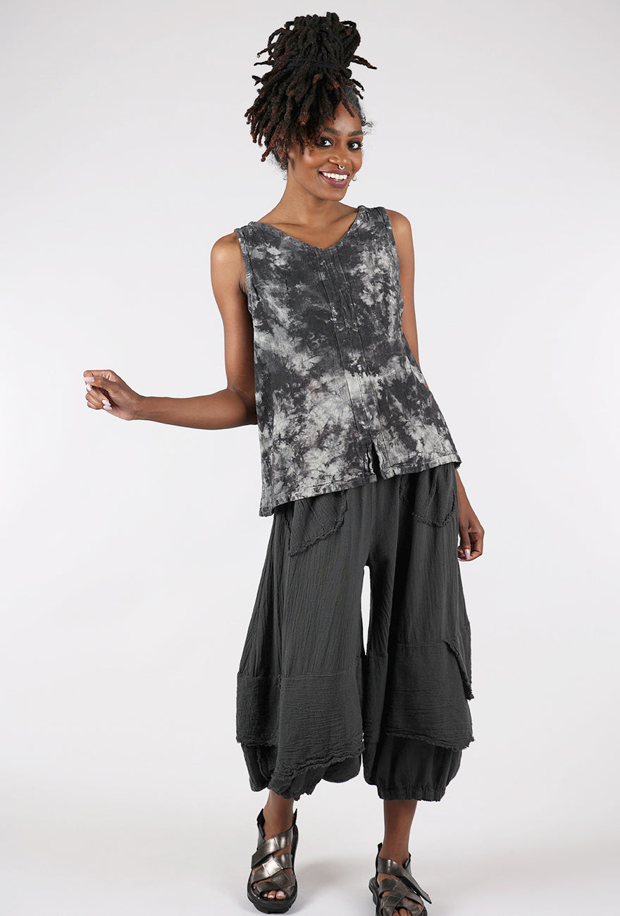 Oh My Gauze Henri Tank, Washed Black 