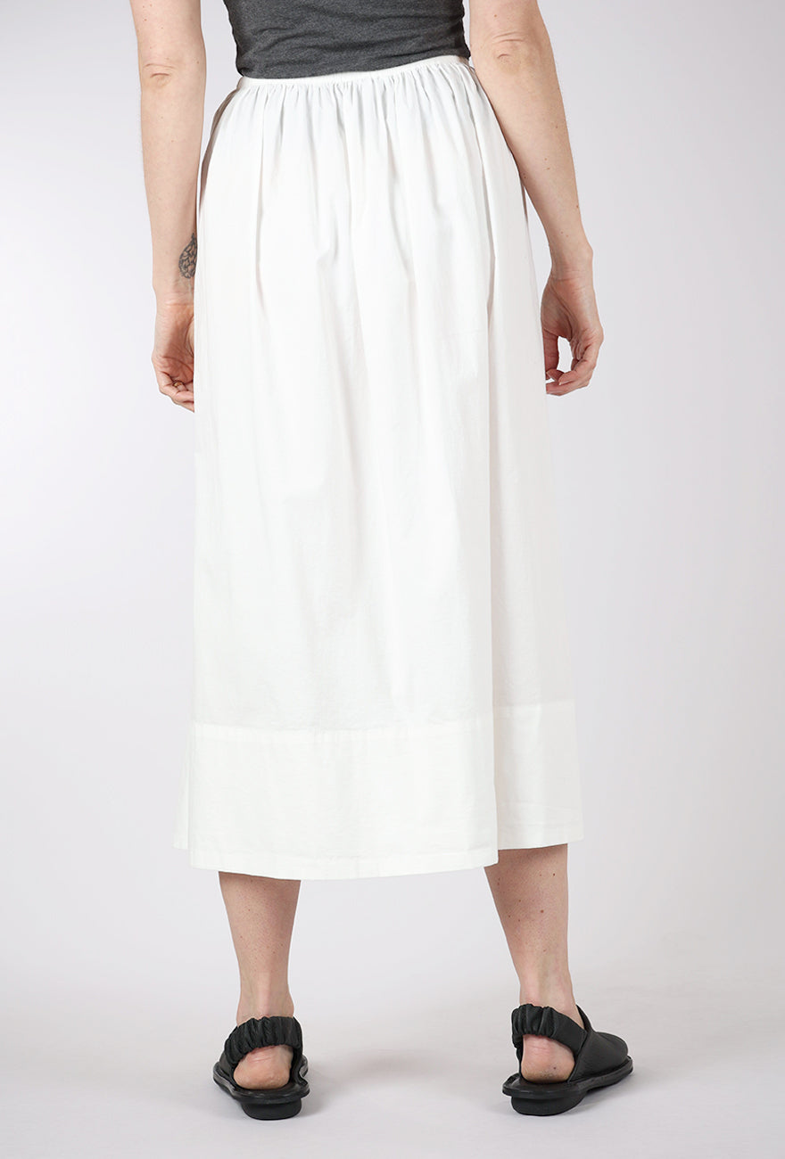Pistola Noelle Poplin Maxi Skirt, Le Blanc 