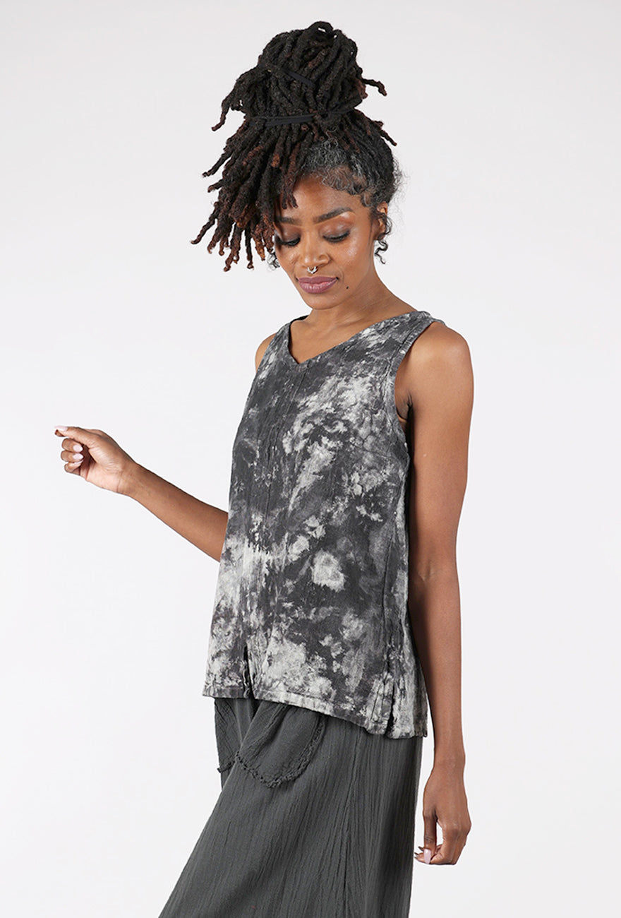 Oh My Gauze Henri Tank, Washed Black 