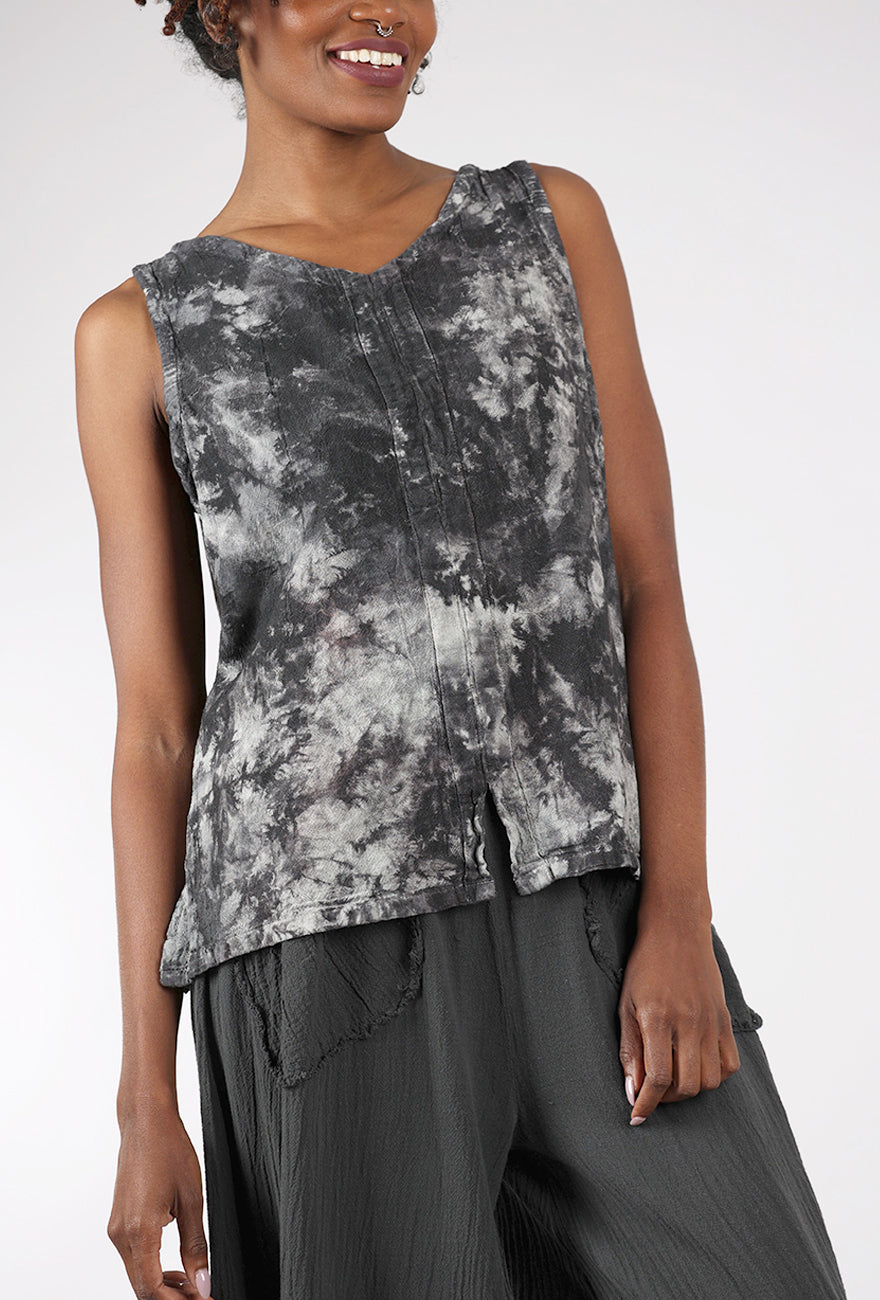 Oh My Gauze Henri Tank, Washed Black 