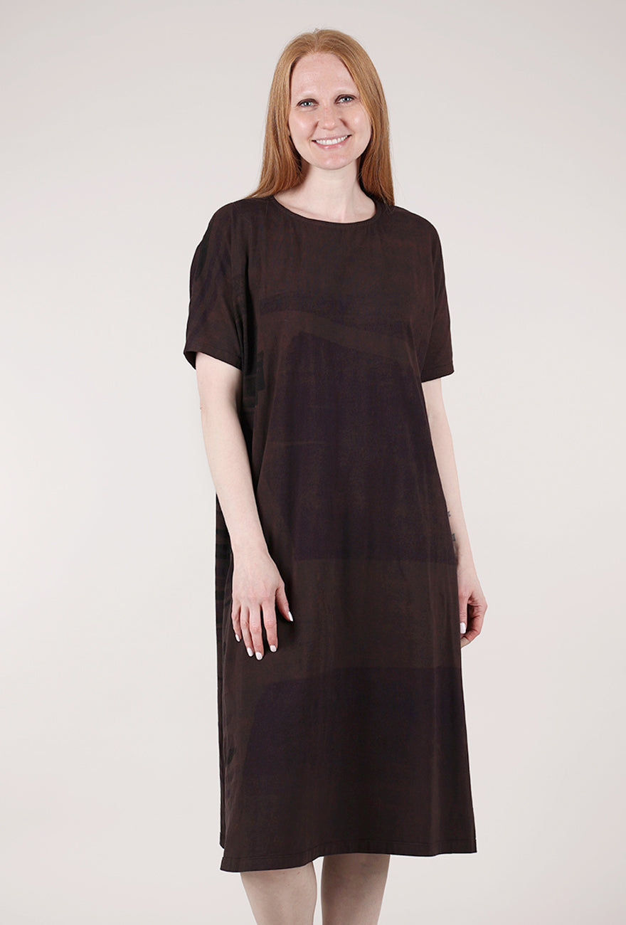 Moyuru Bittersweet Tee Dress, Chocolate 