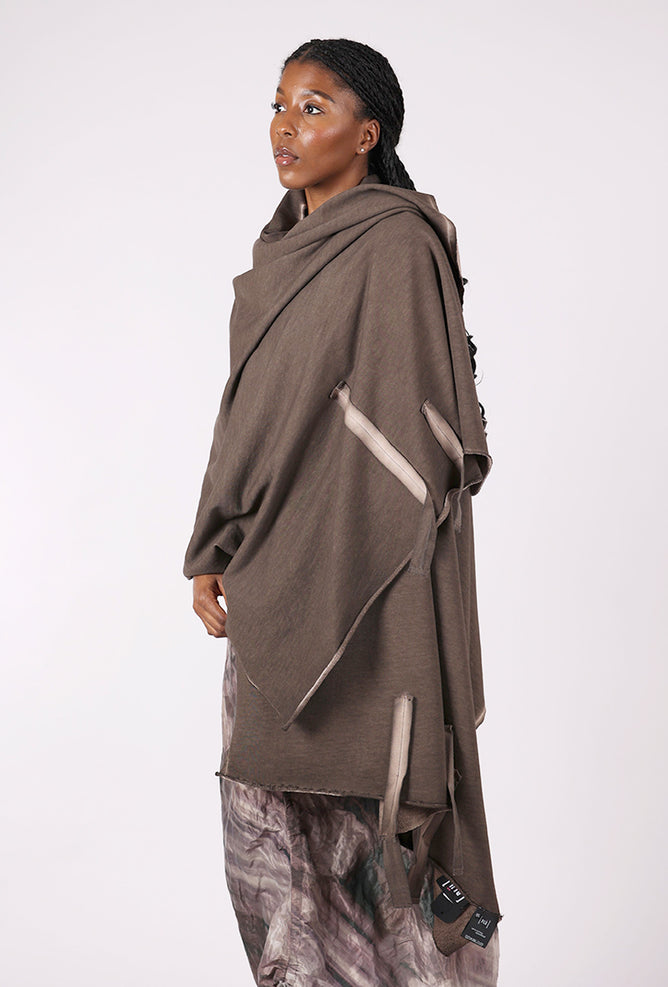 Pluslavie Sweat Scarf, Chocolate 