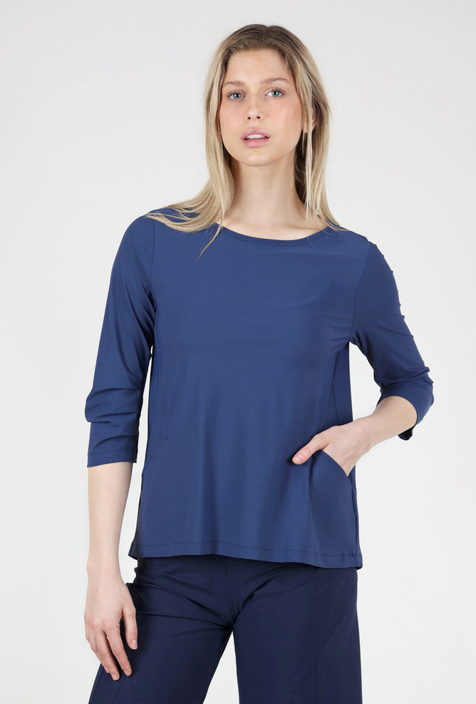 Porto Eloise Top, Atlantic Blue 