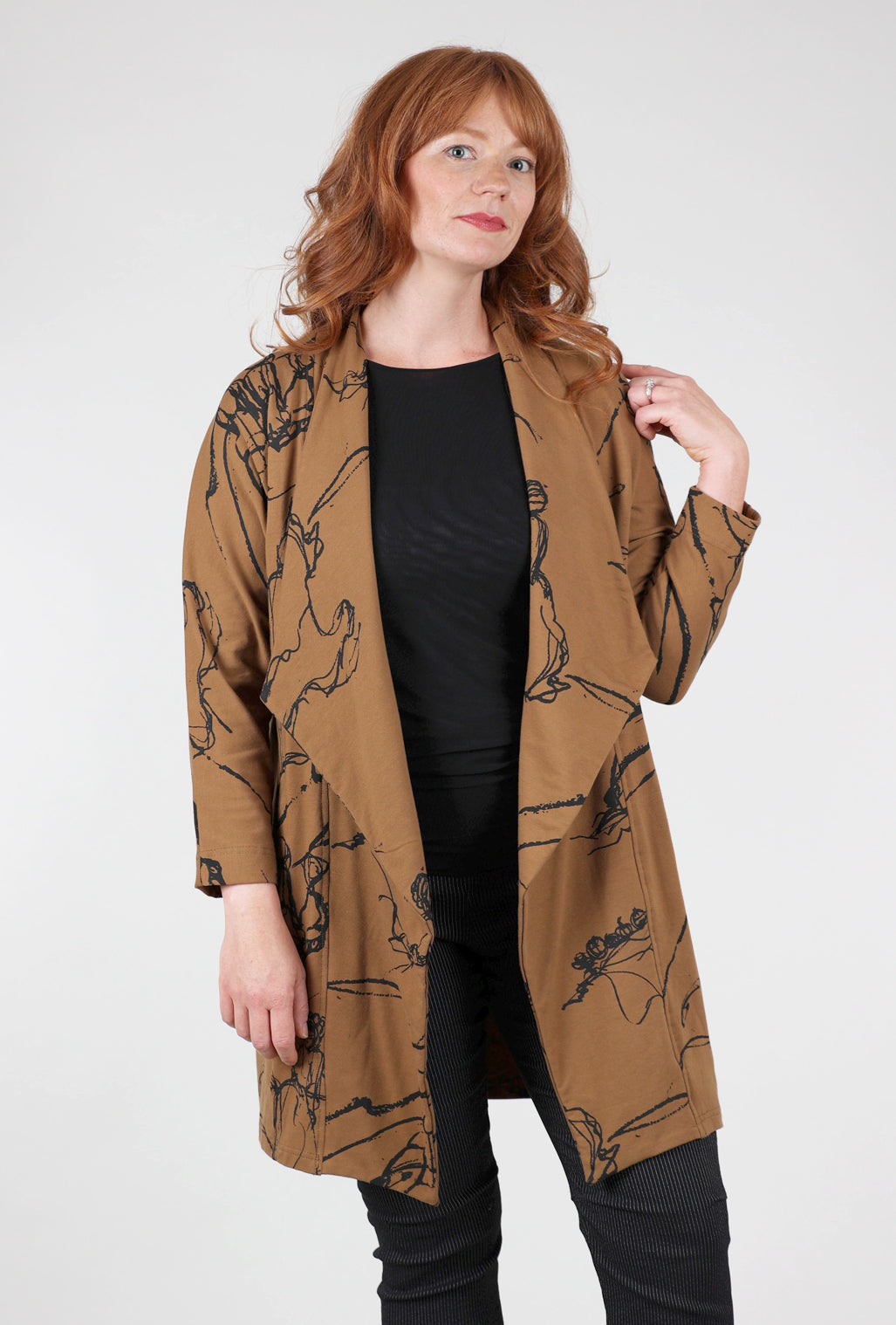 Bel Kazan Sierra Jacket, Ochre Ardemis Print 