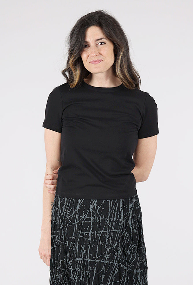 Pistola Alba Baby Tee, Noir 