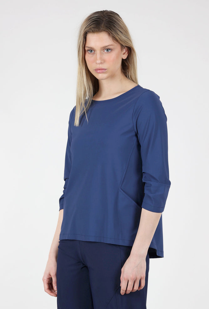 Porto Eloise Top, Atlantic Blue 