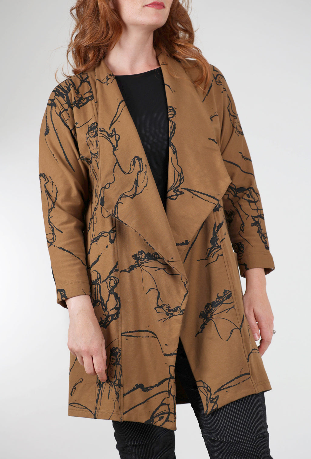 Bel Kazan Sierra Jacket, Ochre Ardemis Print 