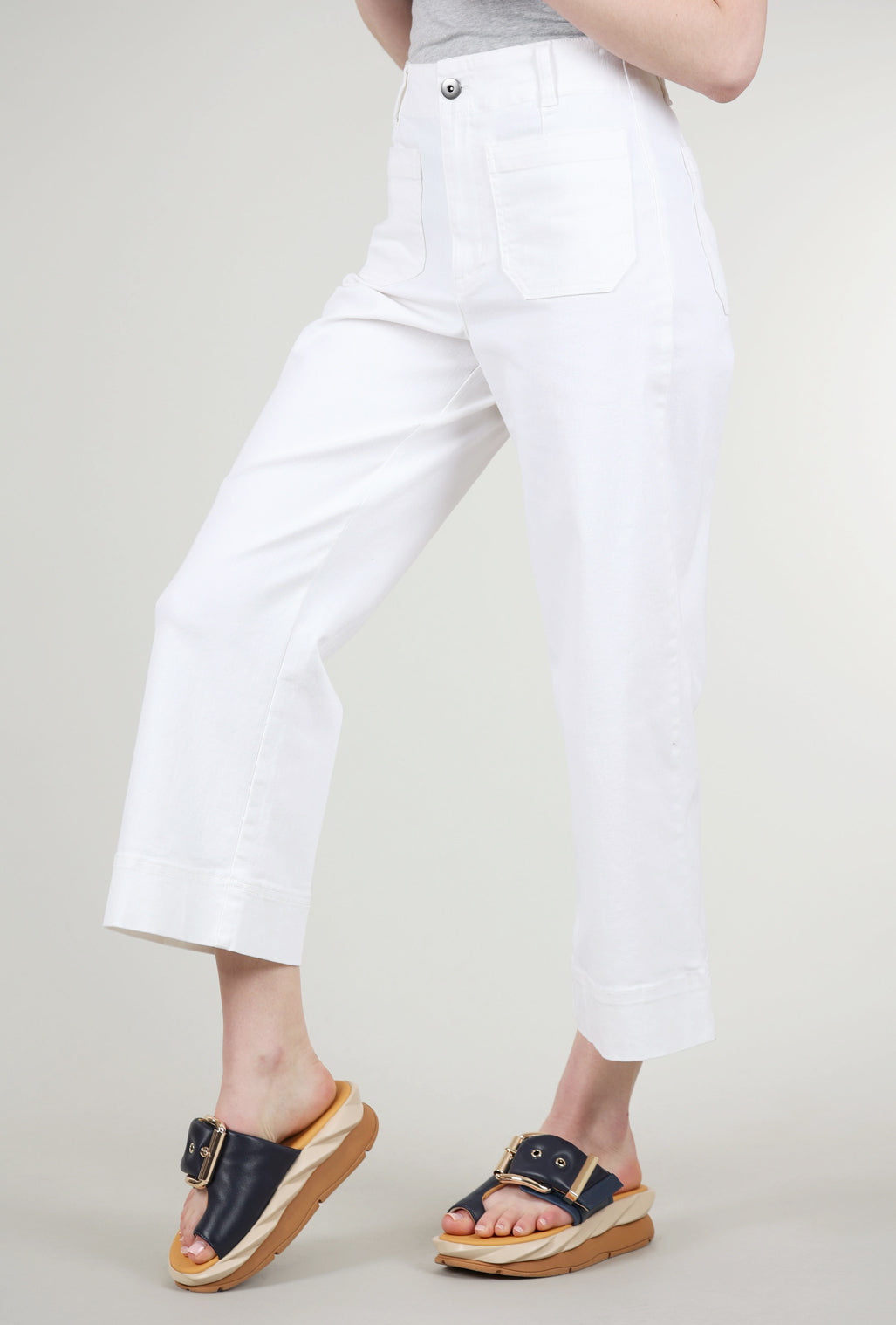 Habitat Perfect Crop Jean, White 