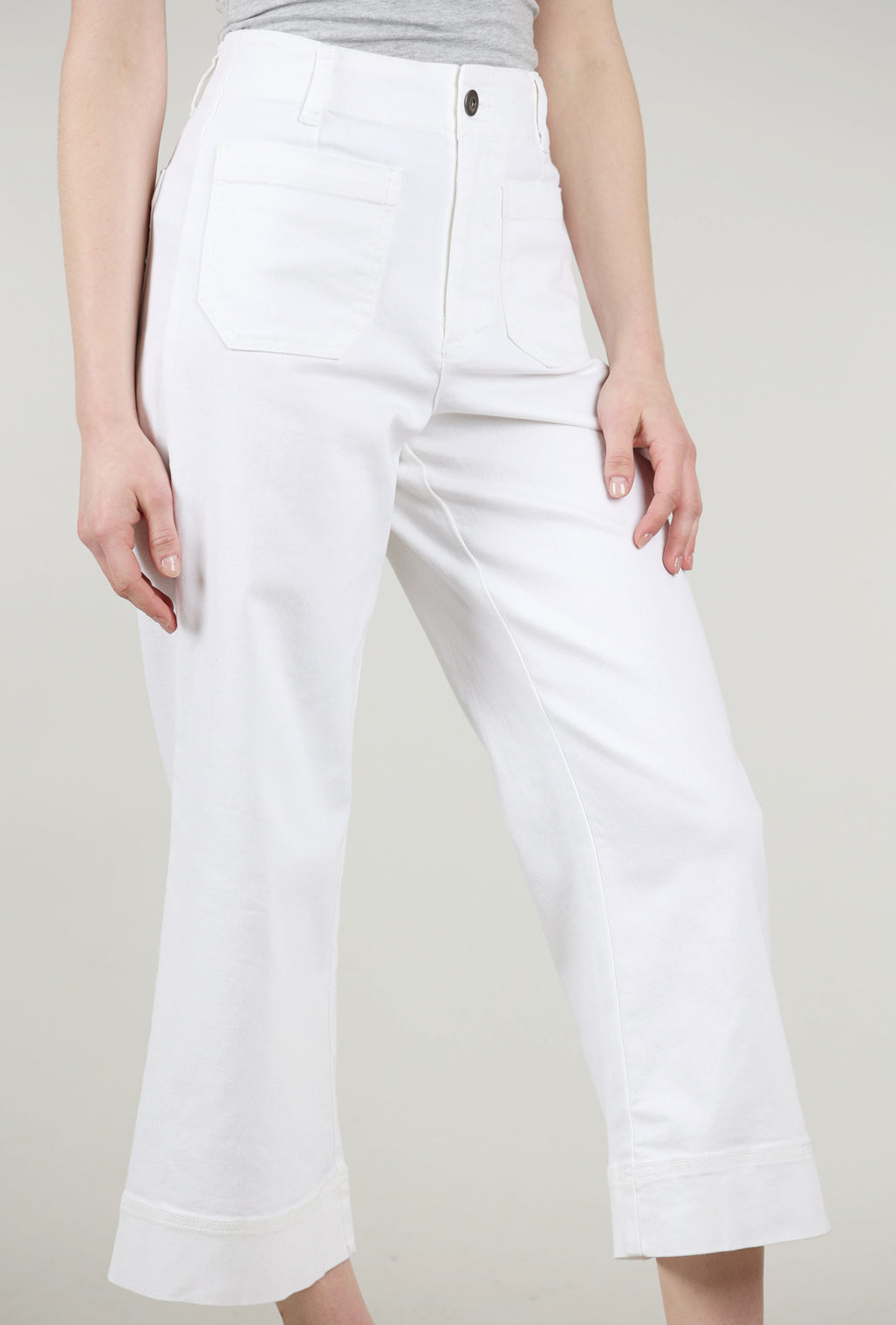 Habitat Perfect Crop Jean, White 