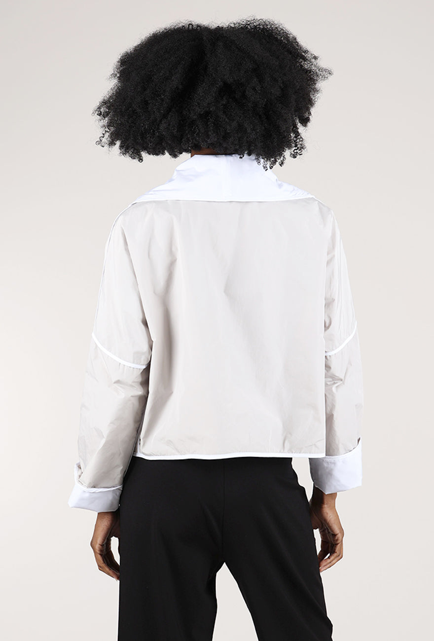 Olivia by Habitat Reversible Taffeta Shawl Jacket, Sand 