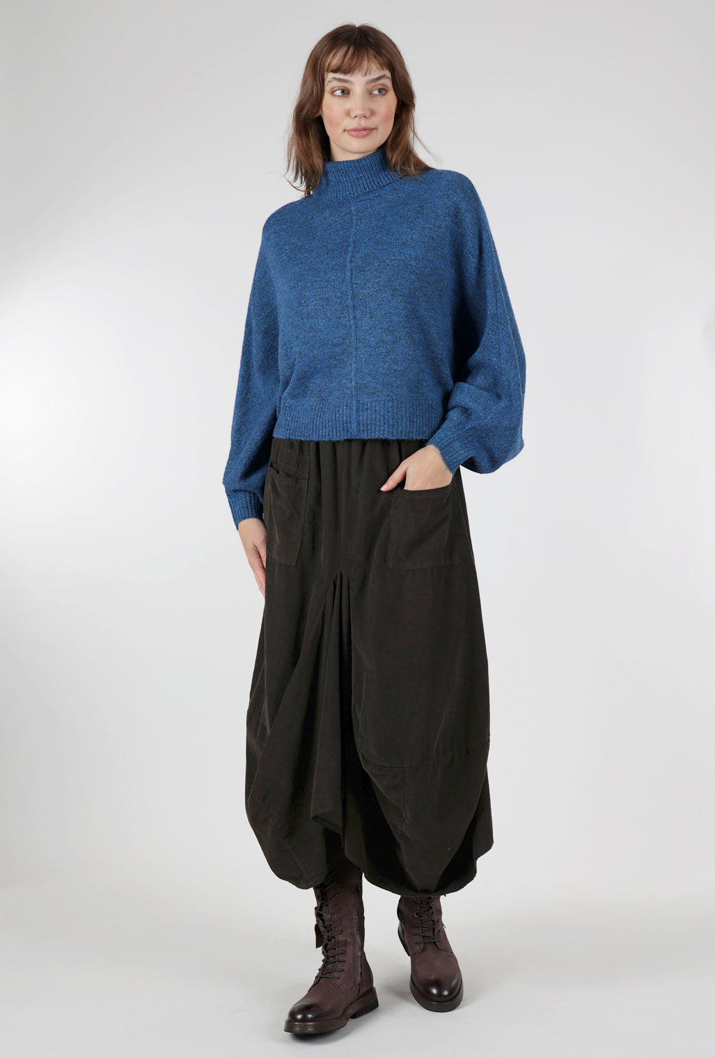 M. Rena Batwing Sweater, Peacock Large Peacock