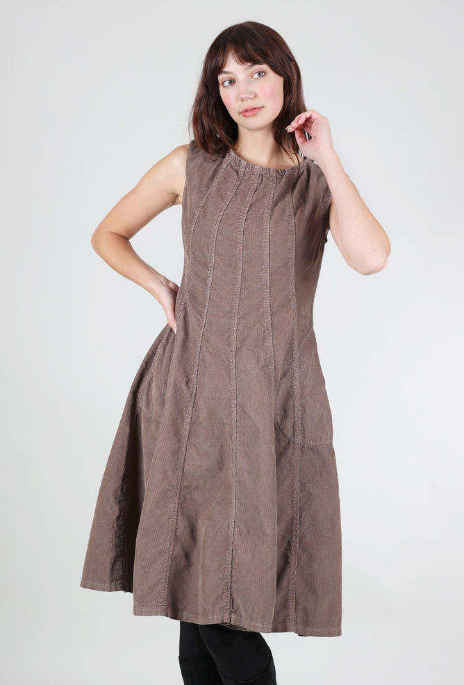 Prairie Underground Corduroy New Directions Dress, Cement 