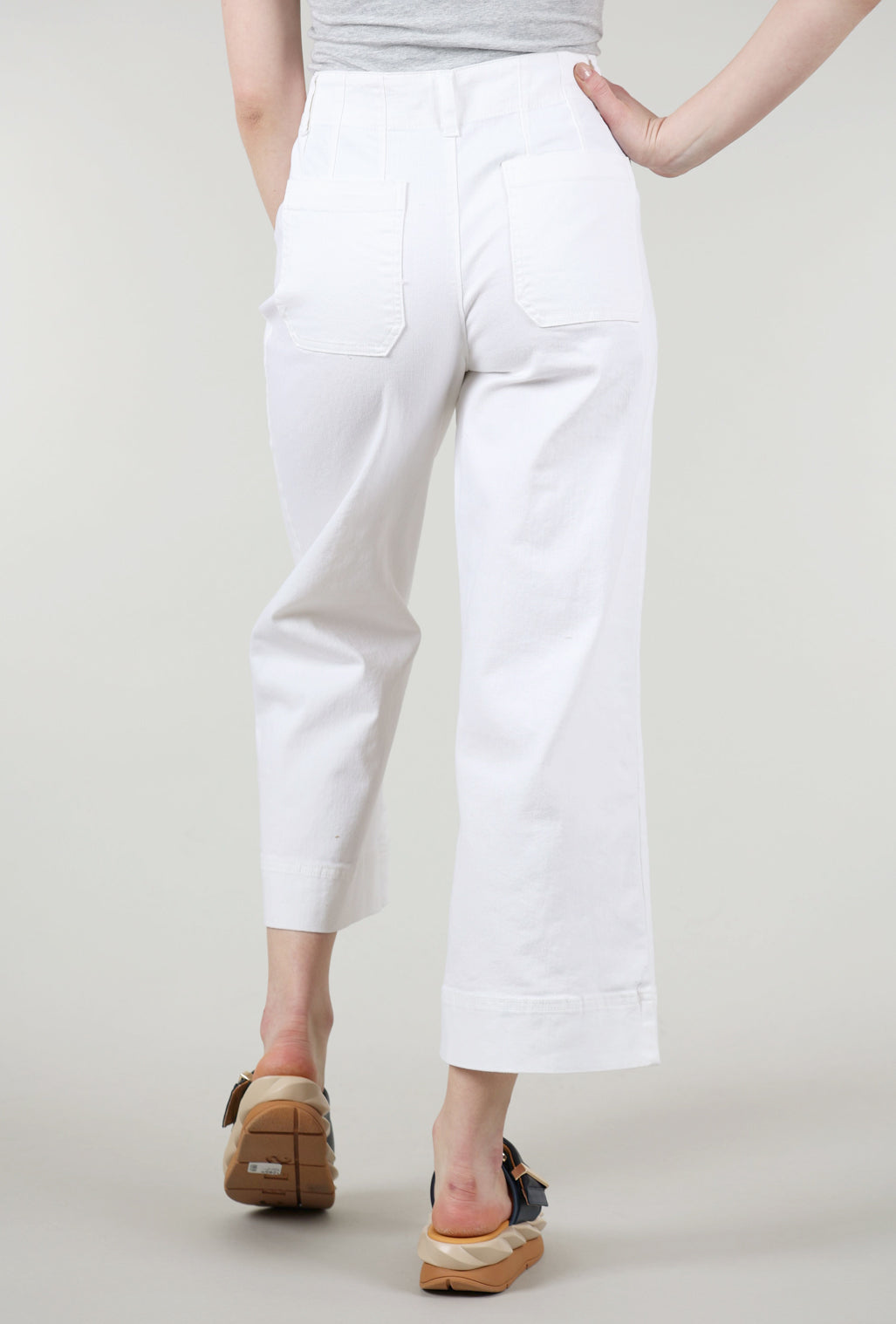 Habitat Perfect Crop Jean, White 