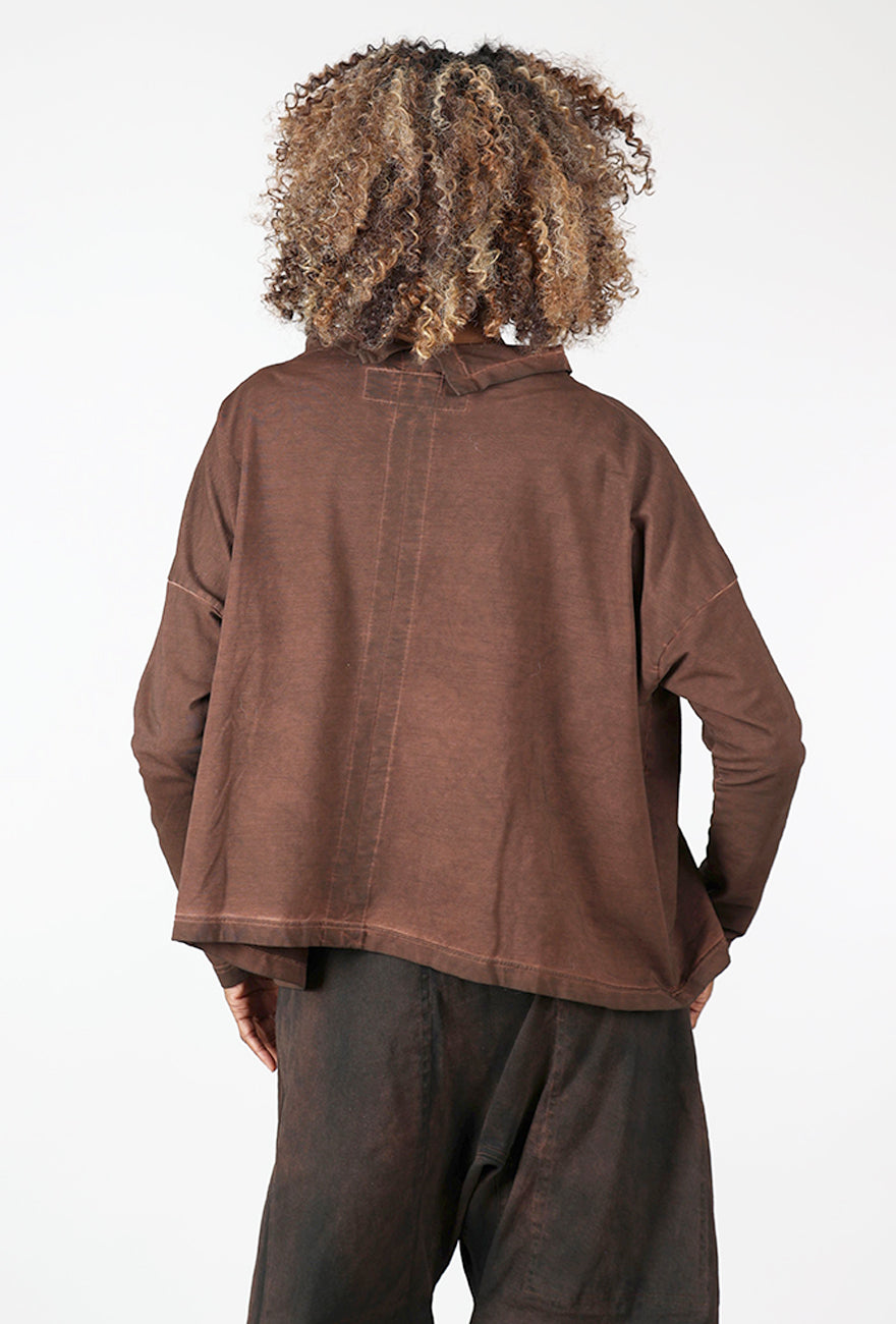 Horizon Seam Top, Henna Cloud Angle 3