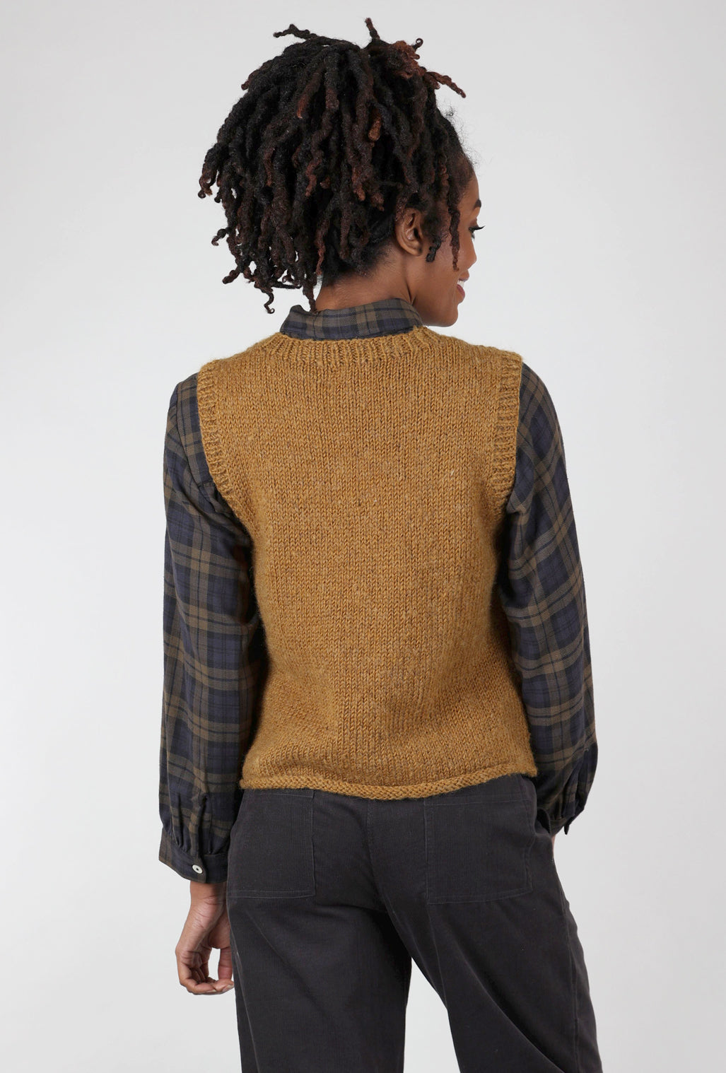 Bibico Heather Knitted Vest, Whisky 