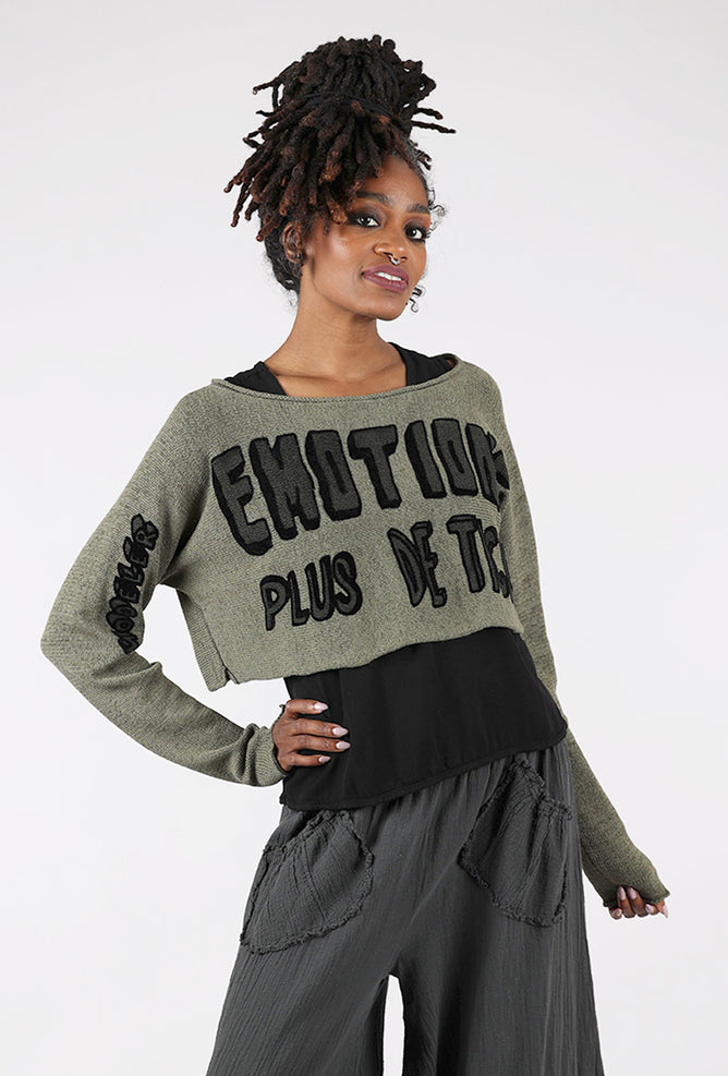 Rundholz Cropped Emotions Pullover, Camp 