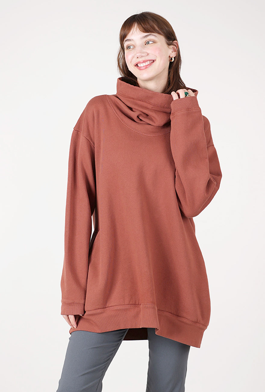 Cynthia Ashby Danny Sweatshirt, Clay 