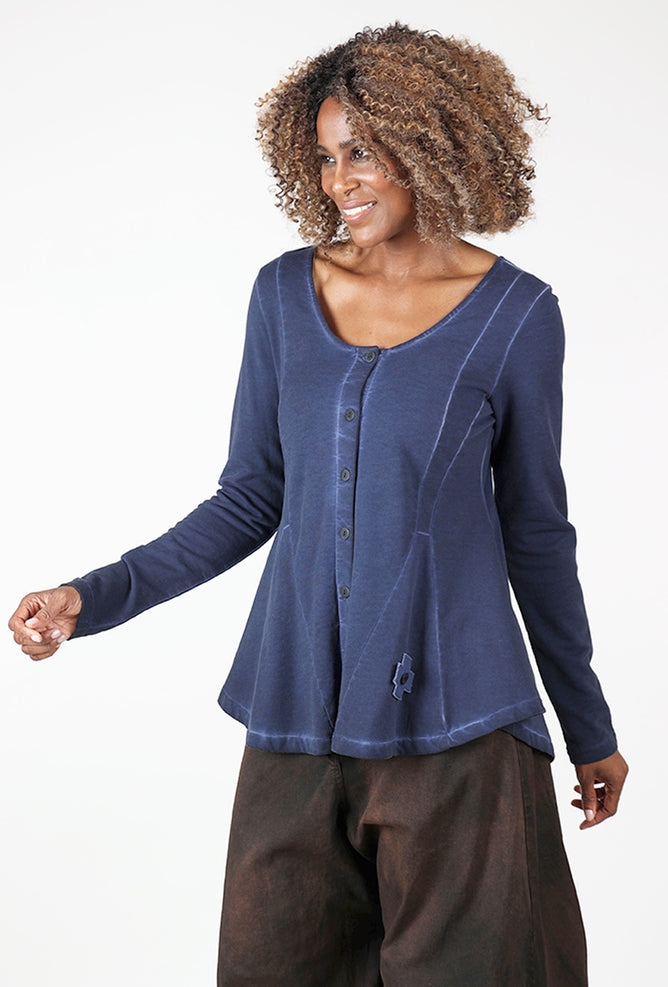 Pluslavie TuTunic Button Up, Ocean 