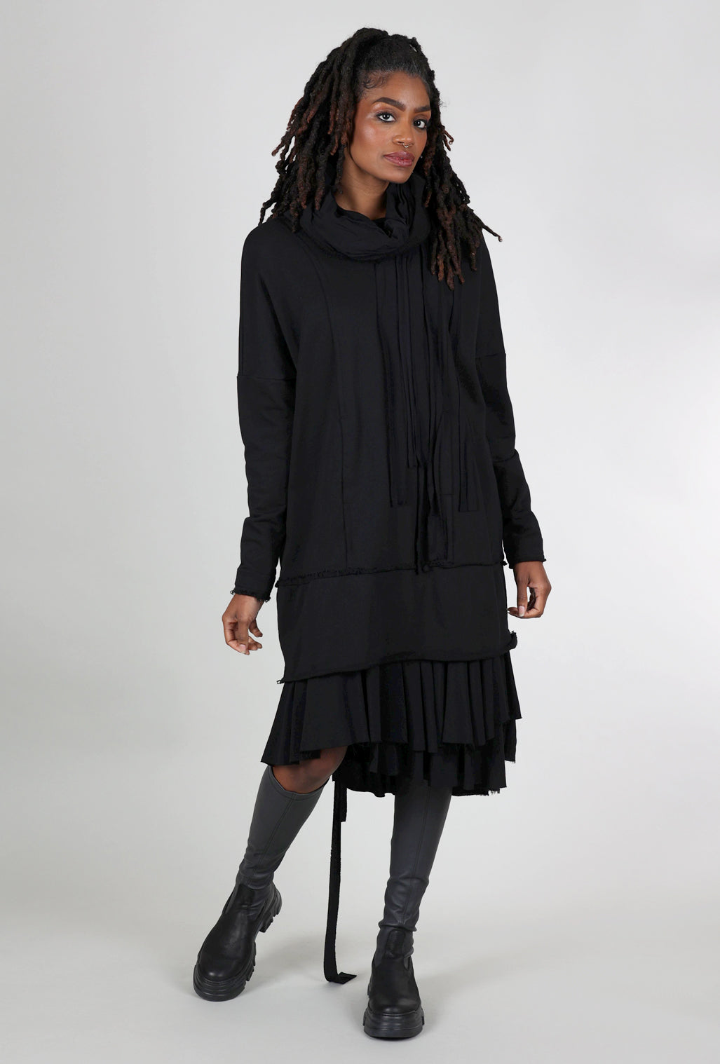 Studio B3 Vivienne Oversized Dress, Black 