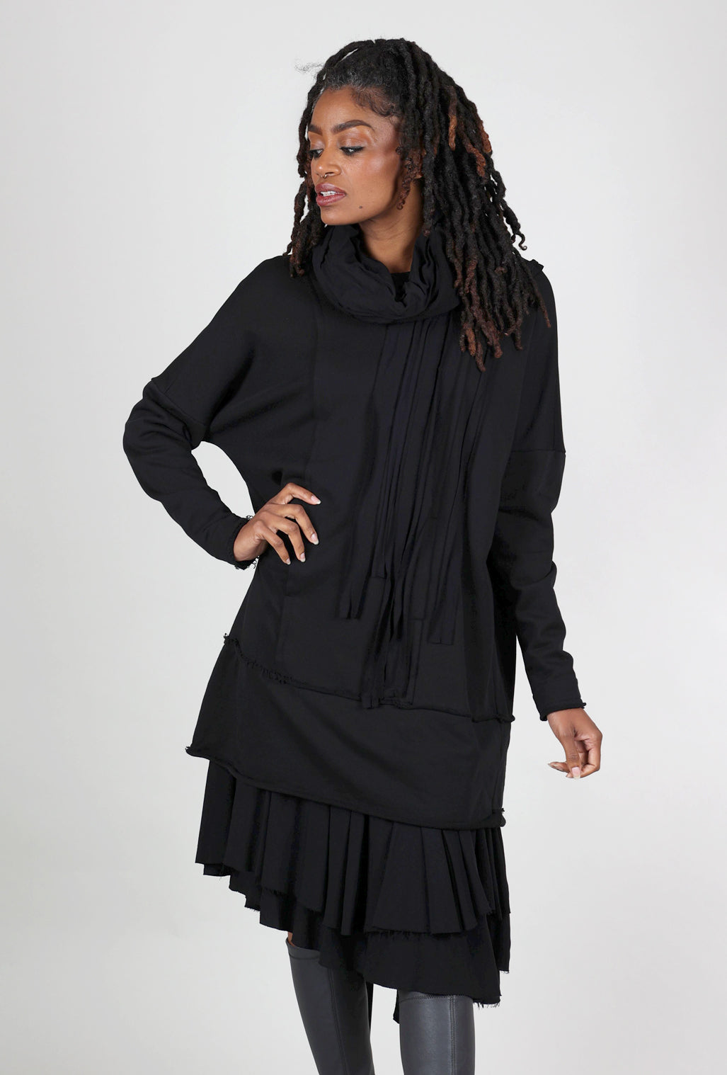 Studio B3 Vivienne Oversized Dress, Black 