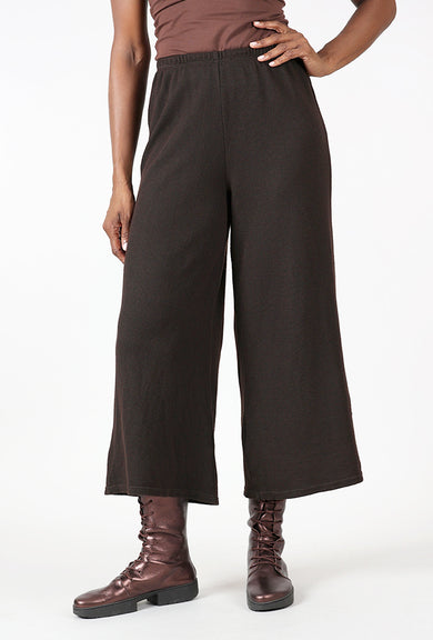 Marled Sweater Knit Pant, Chocolate