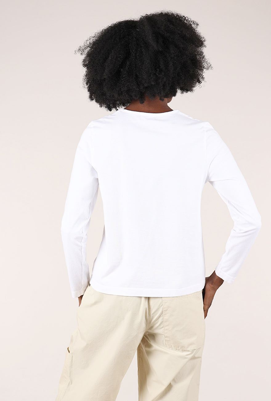Fenini Sandra Layer Tee, White 