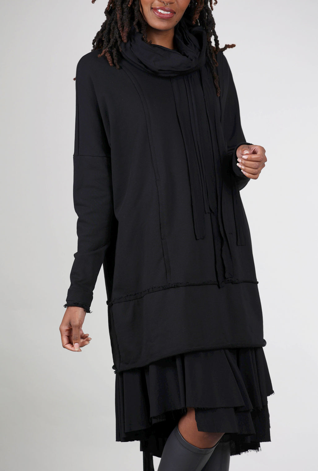 Studio B3 Vivienne Oversized Dress, Black 