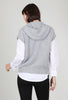 Kinross S/L Rib Zip Hoodie, Sterling 