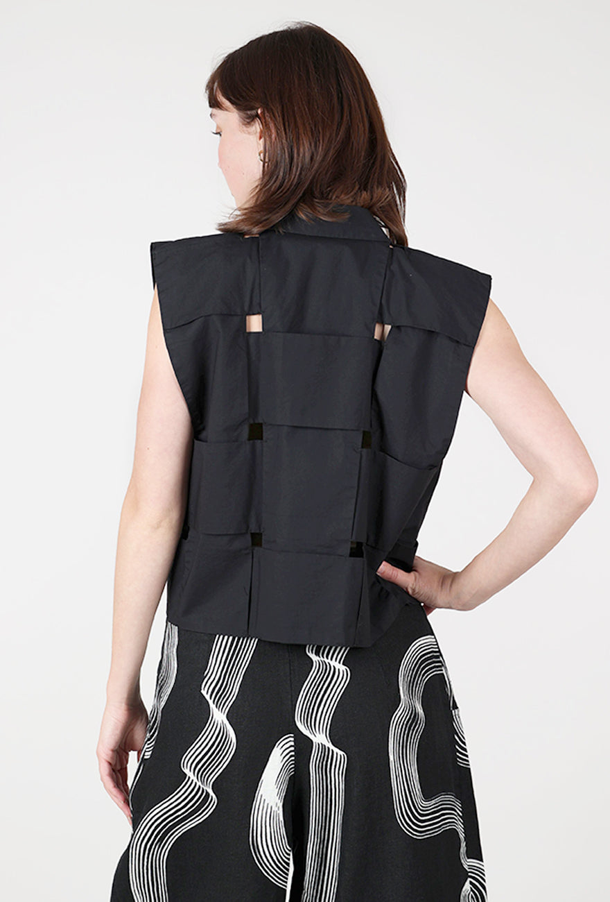 Subversive Button Up Shirt, Black
