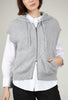 Kinross S/L Rib Zip Hoodie, Sterling 