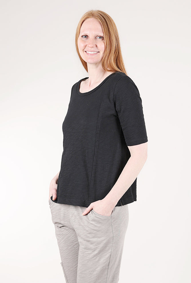 Escape by Habitat Seamed Elbow Tee, Black 