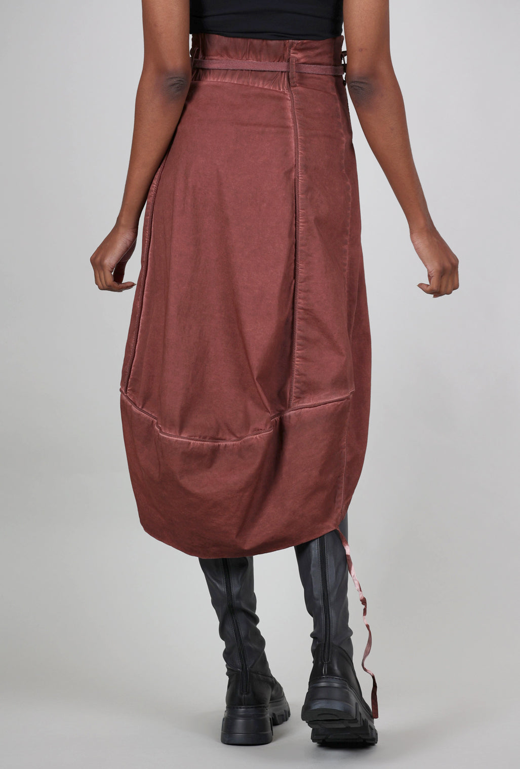 Studio B3 Missy Skirt, Dark Terracotta 