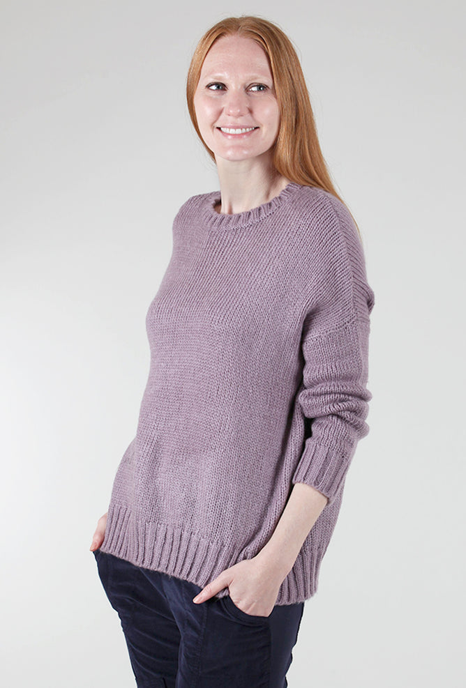 Wooden Ships Slouchy Tomboy Crew, Purple Haze Medium/Large Purple Haze