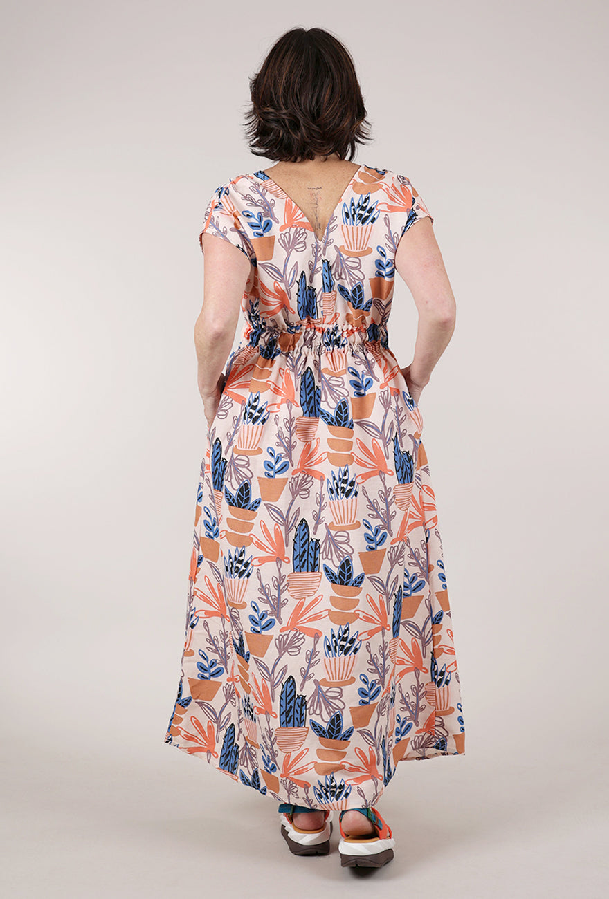 Mata Traders Hattie Dress, Pastel Cacti 