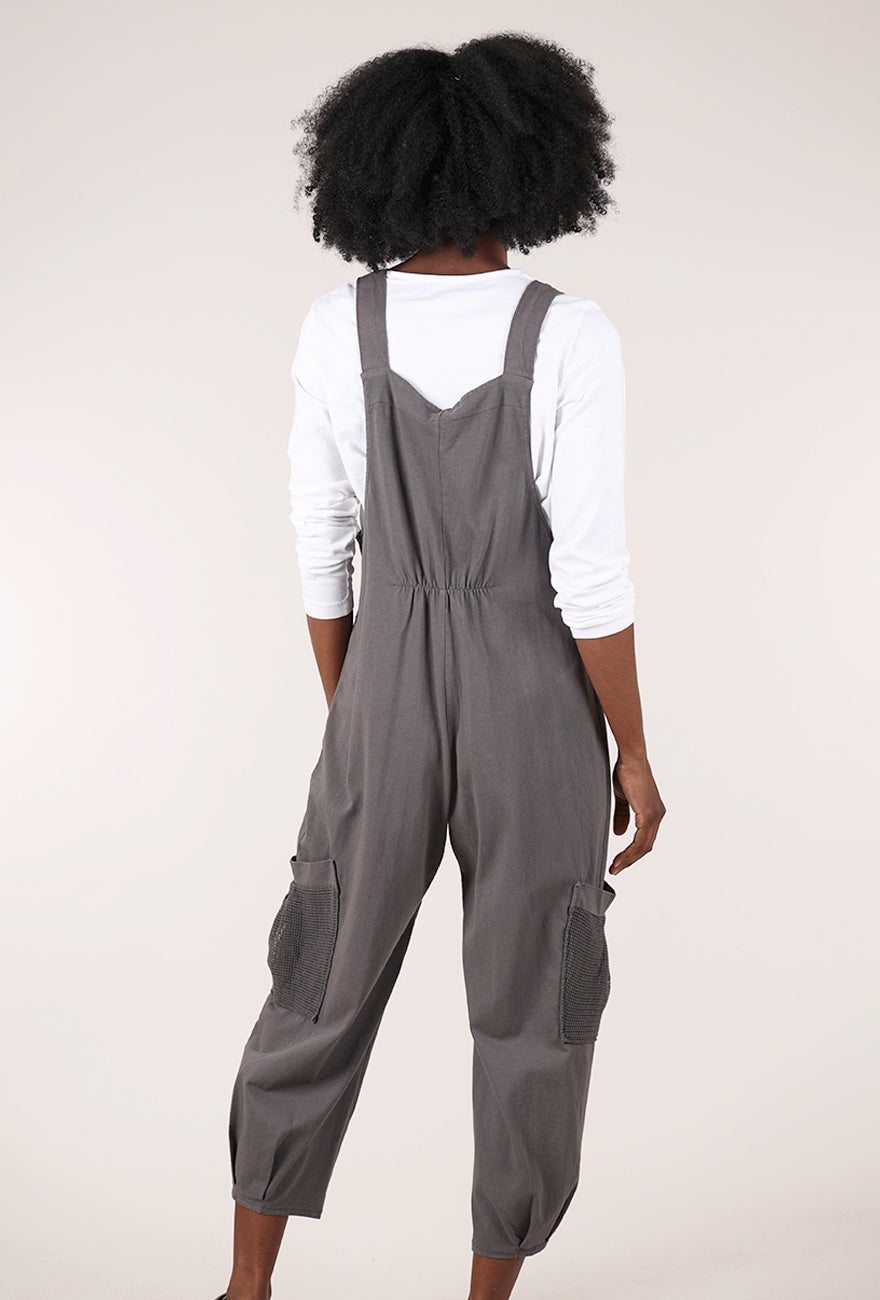 Fenini Knit Jersey Overalls, Dusk 