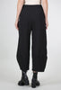 Rundholz Cotton-Wool Stripe Lantern Trouser, Black 