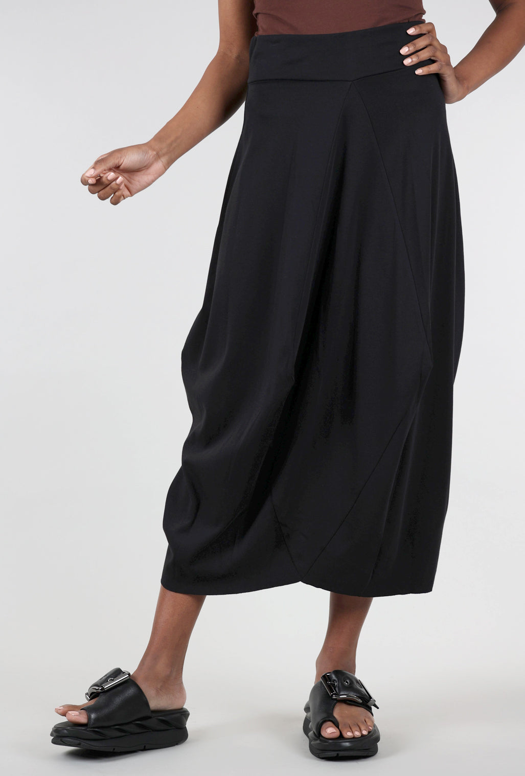 Planet Balloon Skirt, Black 