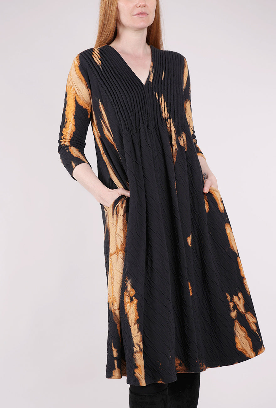 Grizas Reverse Dye Lady Dress, Black/Ember 