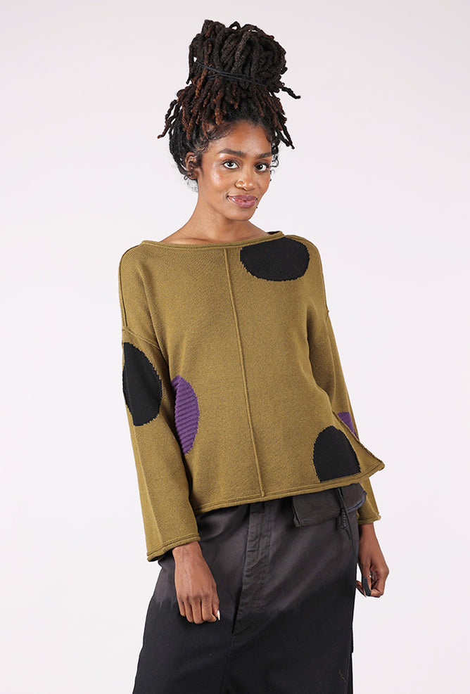 Olivia by Habitat Statement Circle Pullover, Moss 