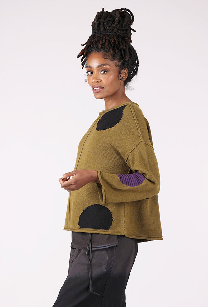 Olivia by Habitat Statement Circle Pullover, Moss 