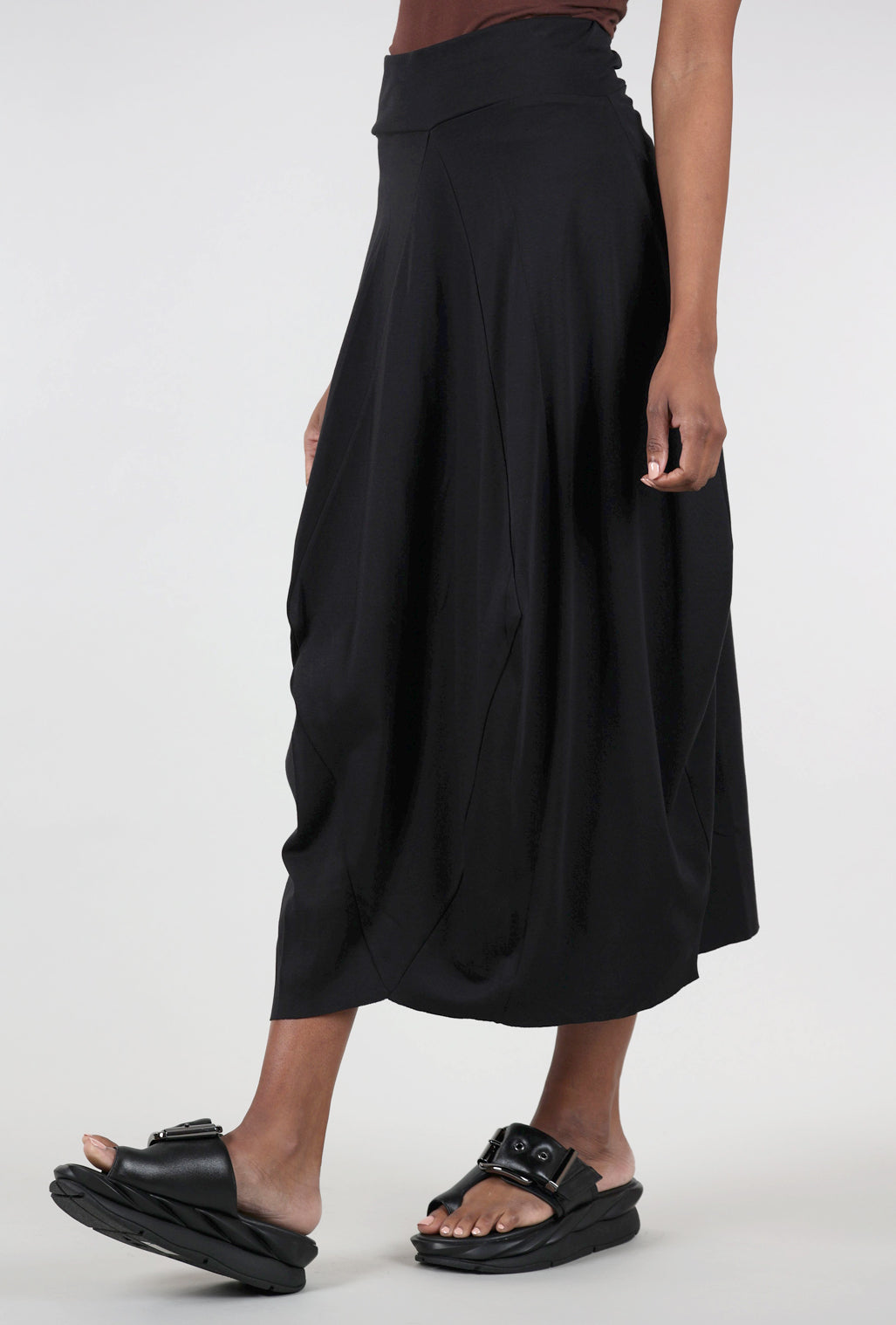 Planet Balloon Skirt, Black 