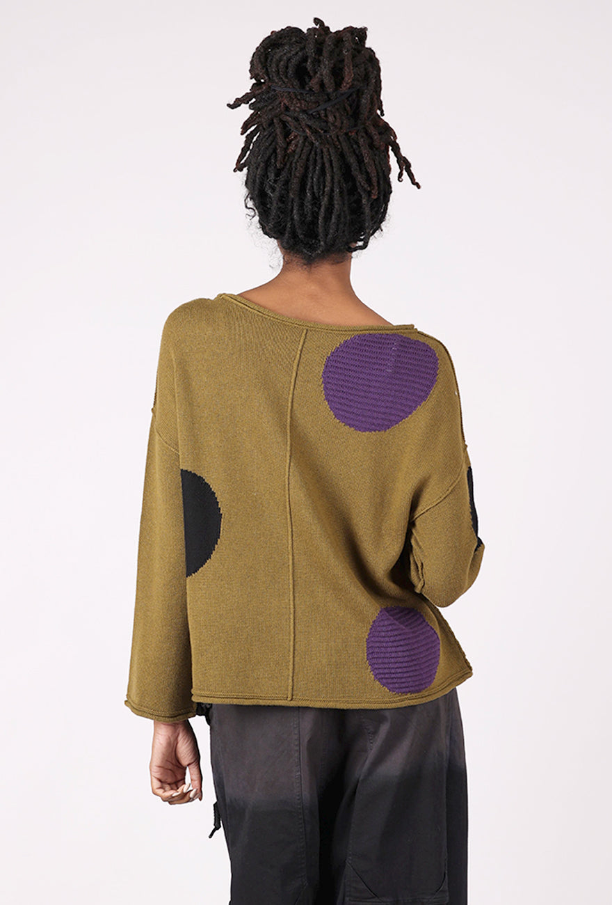 Olivia by Habitat Statement Circle Pullover, Moss 
