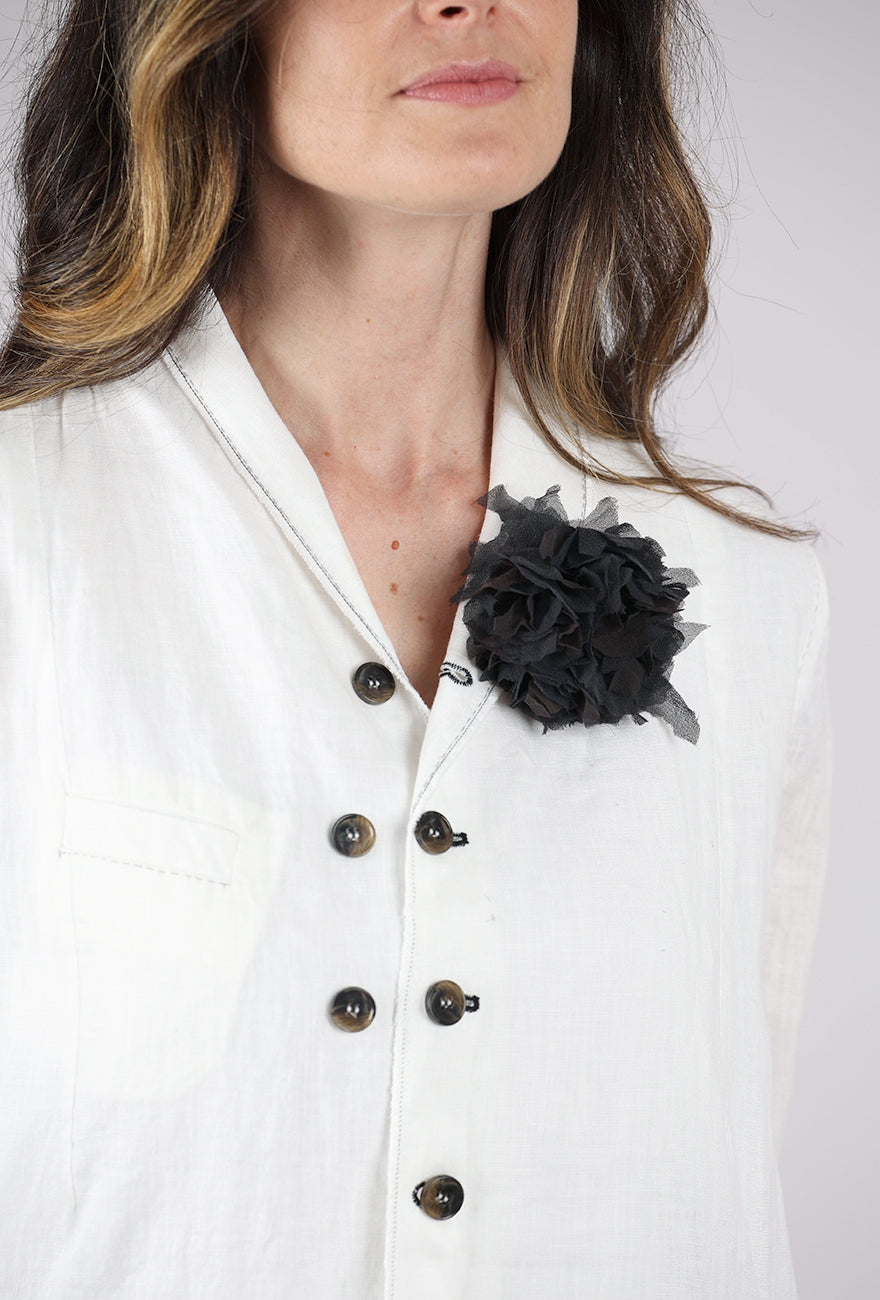 Umit Unal Petal Pin, Black 