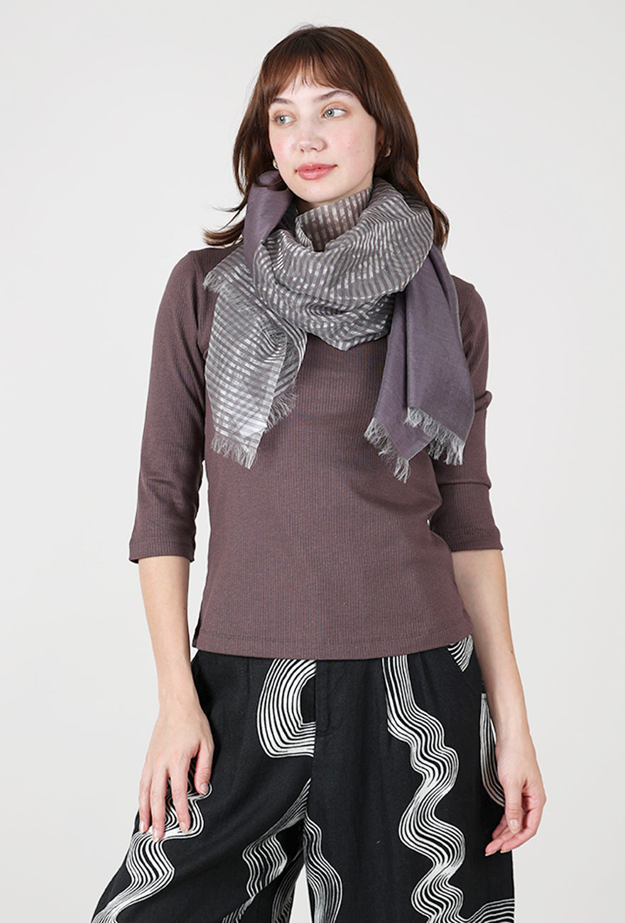 Bitte Kai Rand Bitte Scarf, Raisin/Silver 