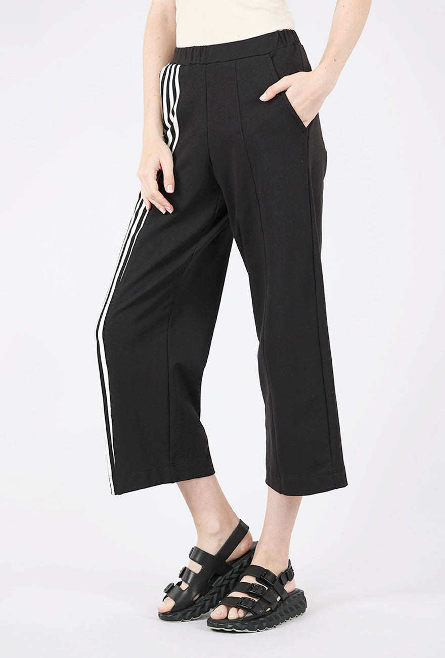 Alembika Olivia Stripe Lounge Pant, Black 