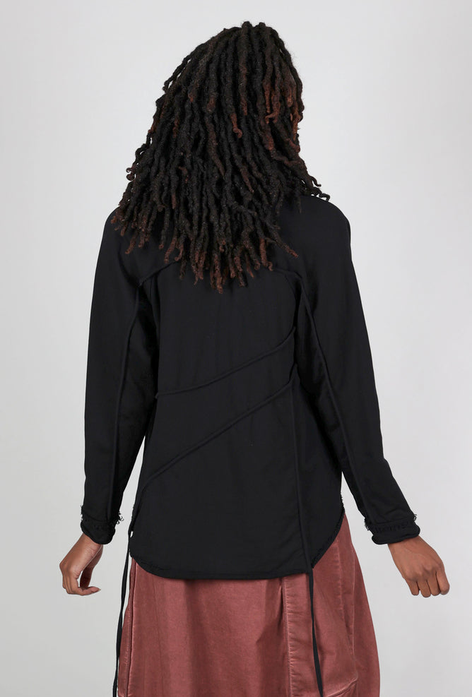 Studio B3 Limb Sweat Jersey Jacket, Black 