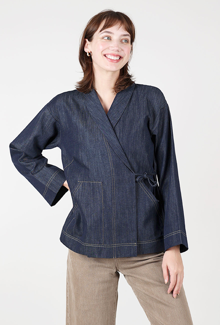 Bitte Kai Rand Demeter Denim Jacket, Dark Blue 