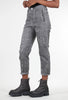 Umit Unal Stitched Stretch Denim, Gray 