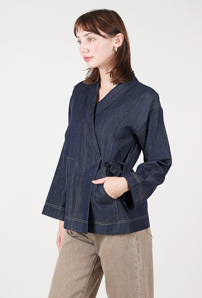 Bitte Kai Rand Demeter Denim Jacket, Dark Blue 