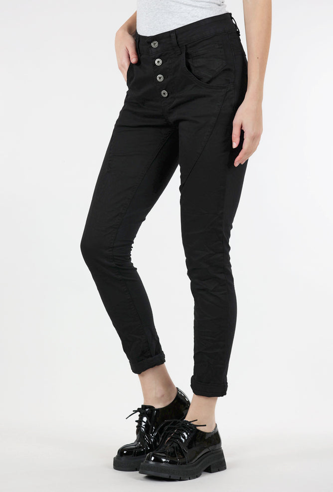 Femme Fatale Four-Button F/W Signature Pant, Black 